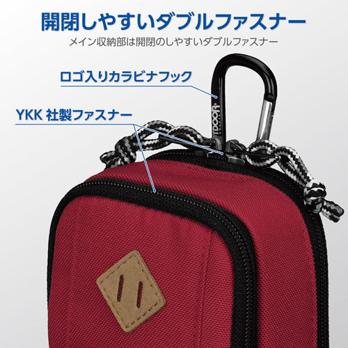 HAKUBA ODCP04RD OUTDOOR PRODUCTS(アウトドアプロダクツ)カメラポーチ 04 レッド