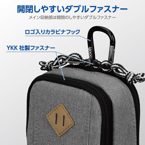 HAKUBA ODCP04HG OUTDOOR PRODUCTS(アウトドアプロダクツ)カメラポーチ 04 ヘザーグレー