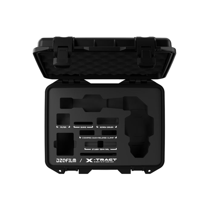 DZOFilm DZO-X1828C X-tract プローブズームレンズ 18-28mm T8/360°(PLマウント/メートル/ブラックケース付き)