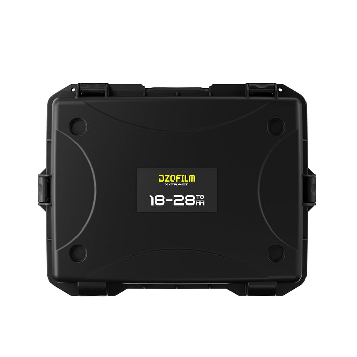 DZOFILM DZO-X1828ABC X-tract プローブズームレンズ 18-28mm T8/0°/90°/360°3本セット(PLマウント/メートル/ブラックケース付き)