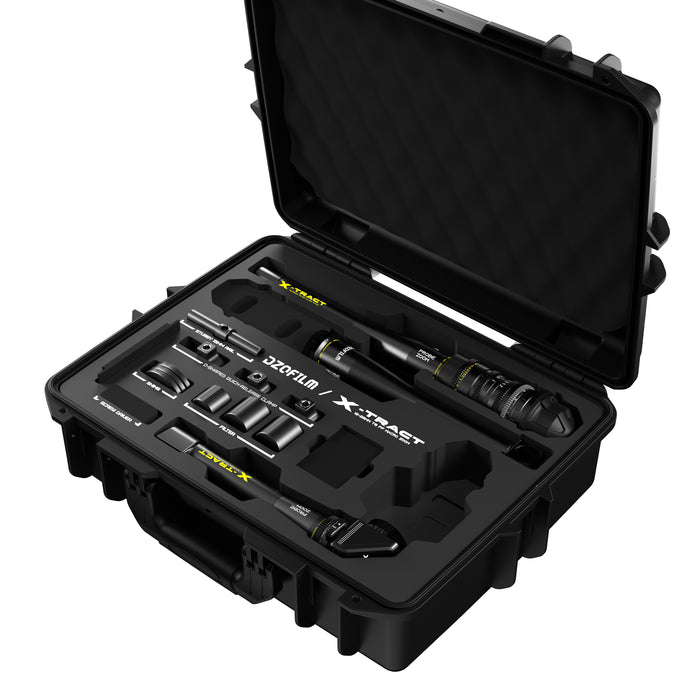 DZOFILM DZO-X1828ABCS X-tract プローブズームレンズ 18-28mm T8 0/90/360°プローブ部分交換仕様(プローブ3個/PLマウント/メートル/ブラックケース付き)