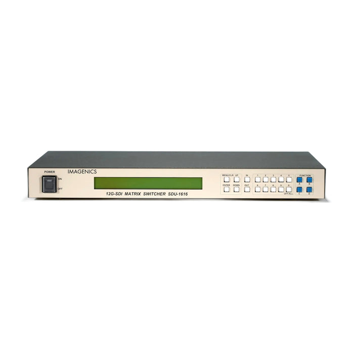 IMAGENICS SDU-1616 16入力16出力12G-SDIマトリックススイッチャー