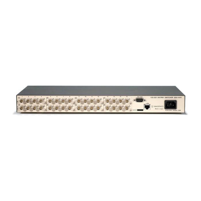 IMAGENICS SDU-1616 16入力16出力12G-SDIマトリックススイッチャー