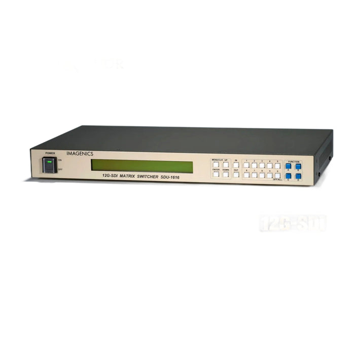 IMAGENICS SDU-1616 16入力16出力12G-SDIマトリックススイッチャー