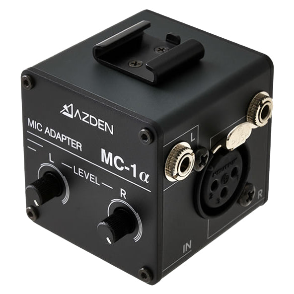 AZDEN MC-1α コンパクトマイクアダプター - 業務用撮影・映像・音響