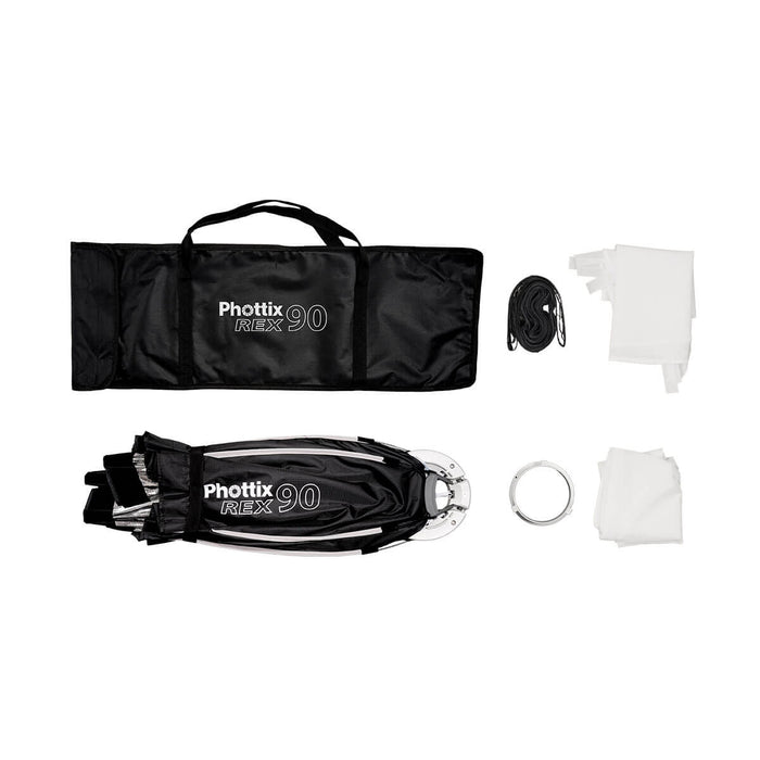 Phottix REX Quick-Folding Softbox 90cm ワンタッチ開閉式ソフトボックス