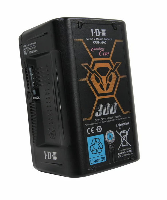 IDX CUE-J300 289Wh(14.54V/19.86Ah)Vマウントタイプリチウムイオンバッテリー