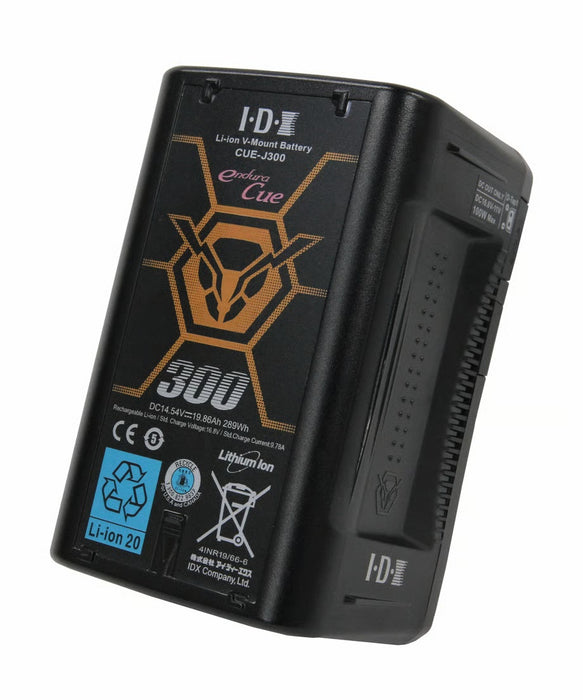 IDX CUE-J300 289Wh(14.54V/19.86Ah)Vマウントタイプリチウムイオンバッテリー