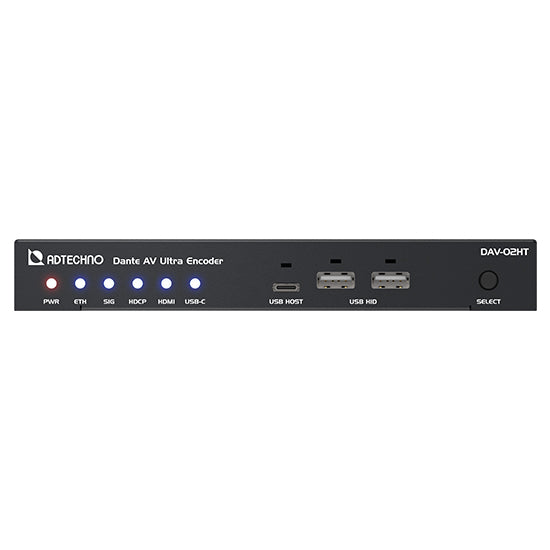 ADTECHNO DAV-02HT Dante AV Ultra エンコーダ