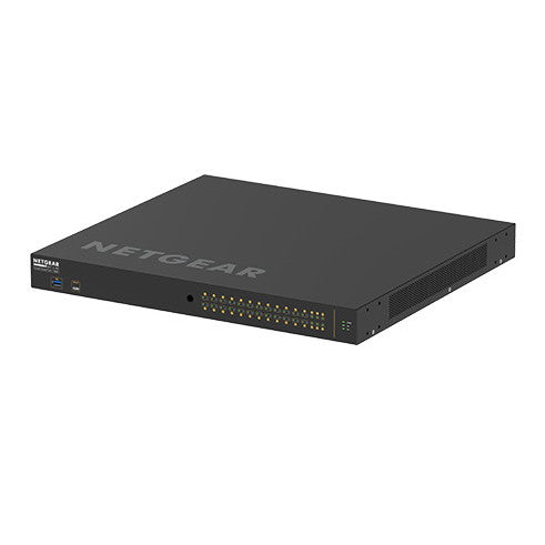 NETGEAR GSM4230PX-100AJS M4250-26G4XF-PoE+　PoE+対応 (480W) 1Gポート×26 SFP+スロット×4 フルマネージスイッチ