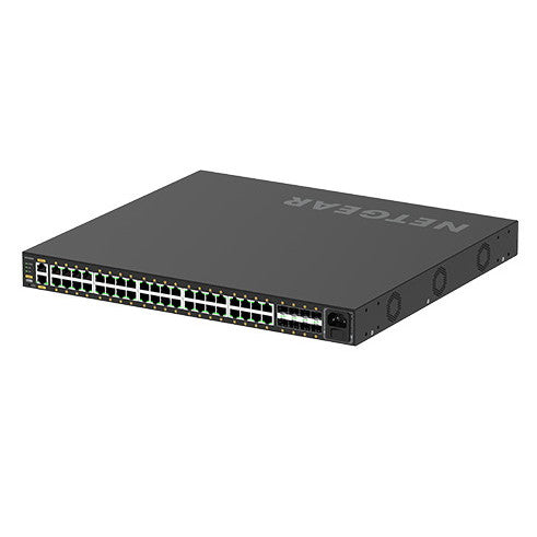 NETGEAR GSM4248P-100AJS M4250-40G8F-PoE+　PoE+対応 (480W) 1Gポート×40 SFPスロット×8 フルマネージスイッチ