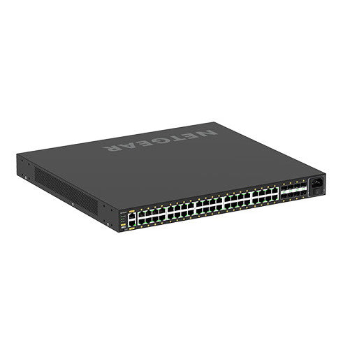 NETGEAR GSM4248P-100AJS M4250-40G8F-PoE+　PoE+対応 (480W) 1Gポート×40 SFPスロット×8 フルマネージスイッチ