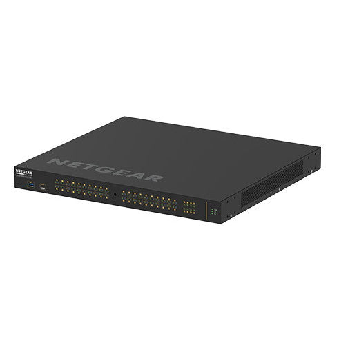 NETGEAR GSM4248P-100AJS M4250-40G8F-PoE+　PoE+対応 (480W) 1Gポート×40 SFPスロット×8 フルマネージスイッチ
