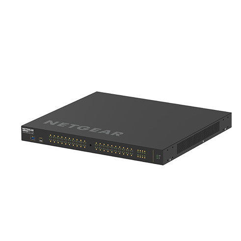 NETGEAR GSM4248PX-100AJS M4250-40G8XF-PoE+　ProAV向けPoE+対応 (960W) 1Gポート×40 SFP+スロット×8 フルマネージスイッチ