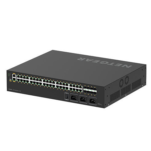 NETGEAR GSM4248UX-100AJS M4250-40G8XF-PoE++　Ultra90 PoE++対応(2880W) 1Gポート×40 SFP+スロット×8 フルマネージスイッチ