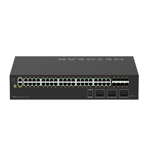 NETGEAR GSM4248UX-100AJS M4250-40G8XF-PoE++　Ultra90 PoE++対応(2880W) 1Gポート×40 SFP+スロット×8 フルマネージスイッチ