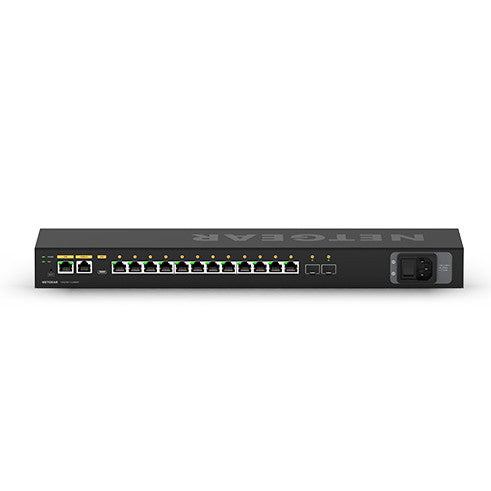 NETGEAR MSM4214X-100AJS M4250-12M2XF　1/2.5Gポート×12 SFP+スロット×2 フルマネージスイッチ