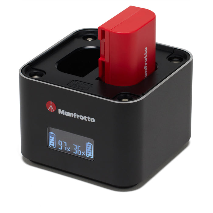 Manfrotto MANPROCUBE3C Pro CUBE3 ツインチャージャー キヤノン用