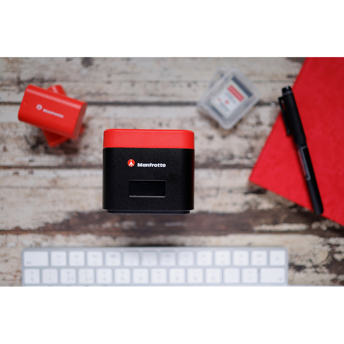 Manfrotto MANPROCUBE3C Pro CUBE3 ツインチャージャー キヤノン用