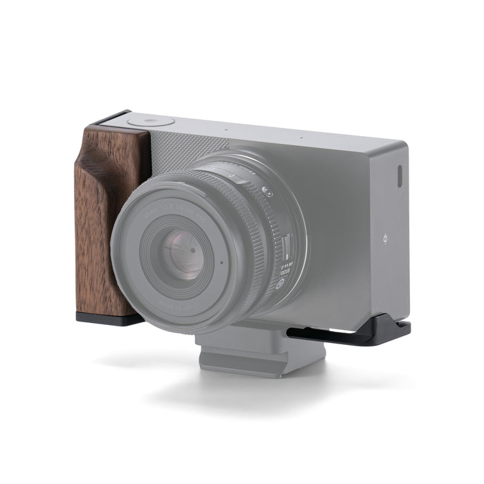 Tilta TA-T85-WG-B Mounting Baseplate with Wooden Grip for Sigma BF - Black