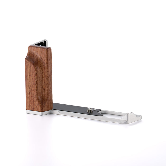 Tilta TA-T85-WG-S Mounting Baseplate with Wooden Grip for Sigma BF - Silver