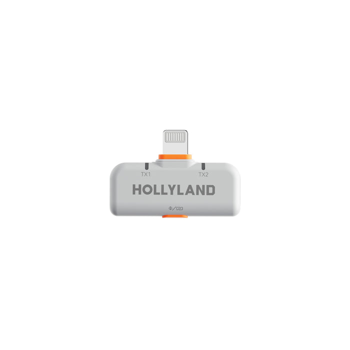 Hollyland ワイヤレスラベリアマイク LARK M2S アルティメットコンボ(アイボリーホワイト/受信機3種) Lark M2S Ultimate Combo(Ivory White)
