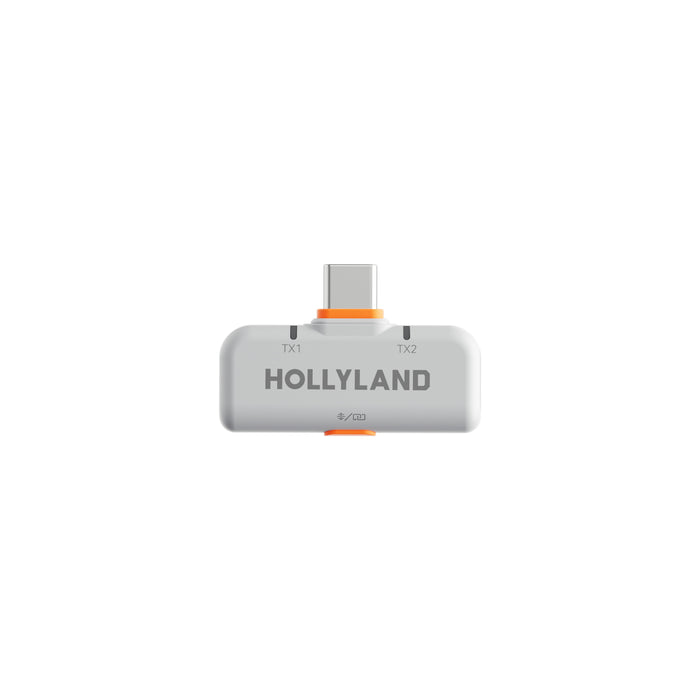 Hollyland ワイヤレスラベリアマイク LARK M2S アルティメットコンボ(アイボリーホワイト/受信機3種) Lark M2S Ultimate Combo(Ivory White)
