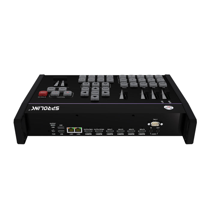 SPROLINK NeoLIVE R4K 4K多機能ライブ配信スイッチャー(4系統4K HDMI入力・2系統4K出力・4K配信・4K録画対応)