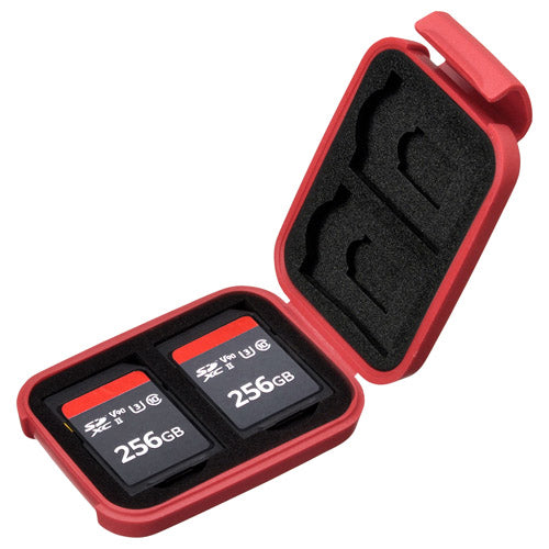HAKUBA DMC-20SSDRD ポータブルメディアケース S SD/MicroSDカード用 ダークレッド