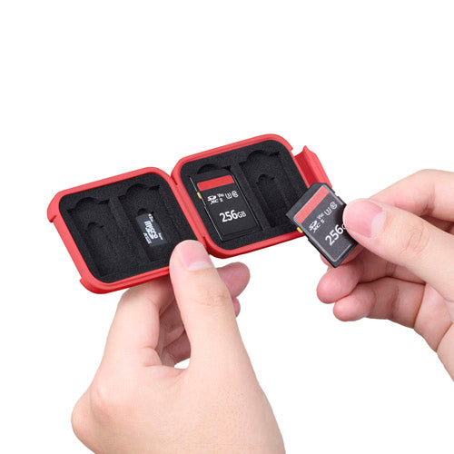 HAKUBA DMC-20SSDRD ポータブルメディアケース S SD/MicroSDカード用 ダークレッド