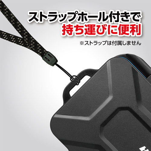 HAKUBA DMC-22XQD6BL ハードメモリーカードケース XQD6(XQDカード/CFexpress Type Bカード用)ブルー