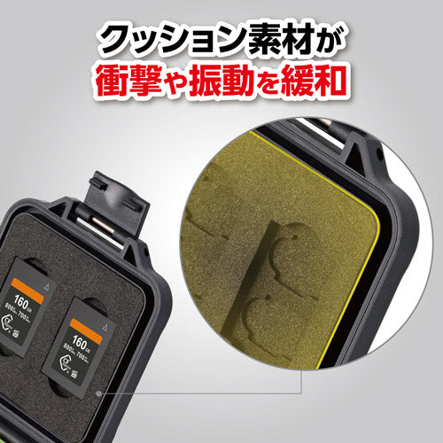 HAKUBA DMC-23CFA2SD2GR ハードメモリーカードケーススリム CFA2SD2(CFexpress Type A/SD/microSD カード用)グリーン