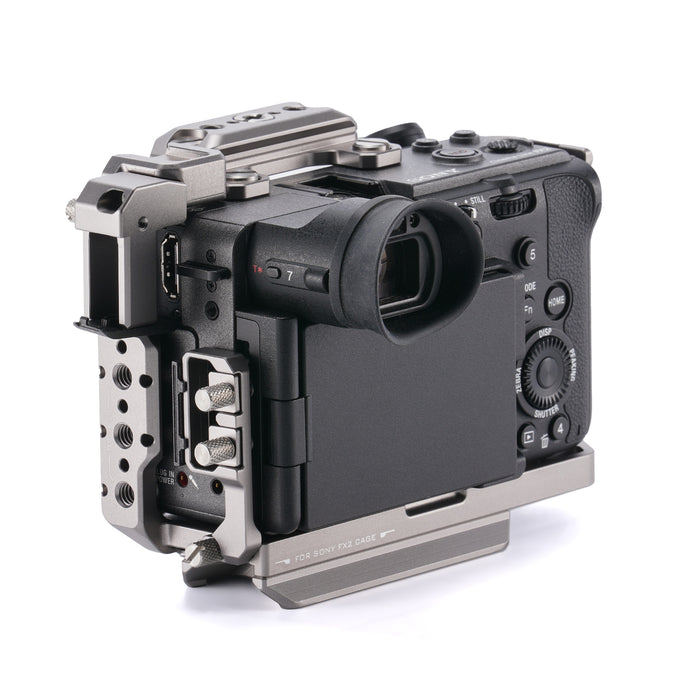 Tilta TA-T88-FCC-TG Full Camera Cage for Sony FX2 - Titanium Gray