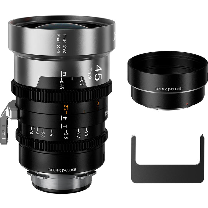 SIRUI IRON-45-N-JP マウント交換式アナモルフィックレンズ 1.5x Full Frame 45mm PL/ナチュラル(EFアダプター付)