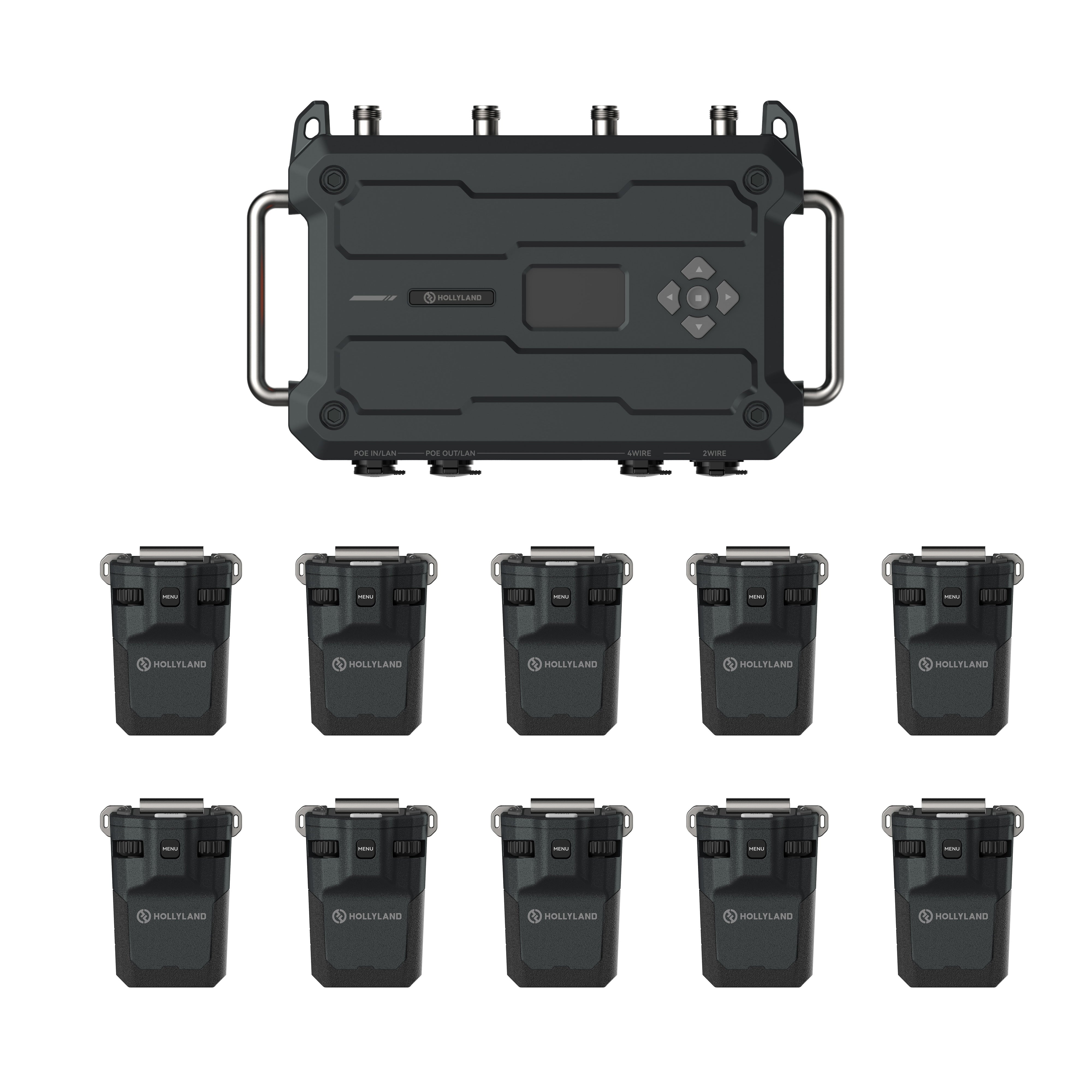 【価格お問い合わせください】Solidcom H1 基本セット(アンテナ1式+ベルトパック10式)