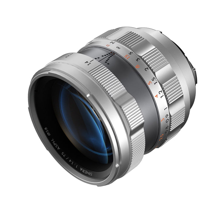 Thypoch TP-S75M-SR Thypoch Simera 75mm f/1.4 ASPH. ライカMマウント シルバー