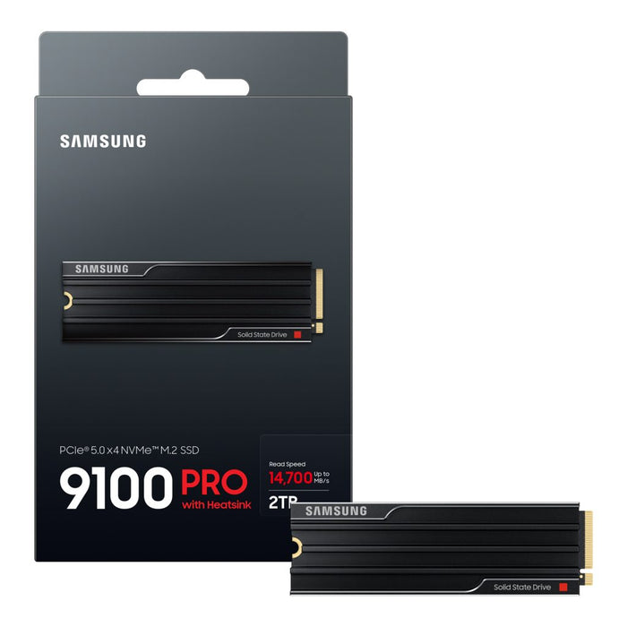 Samsung MZ-VAP2T0C-IT PCIe 5.0 x4 NVMe M.2 SSD 9100 PRO 2TB ヒートシンクモデル