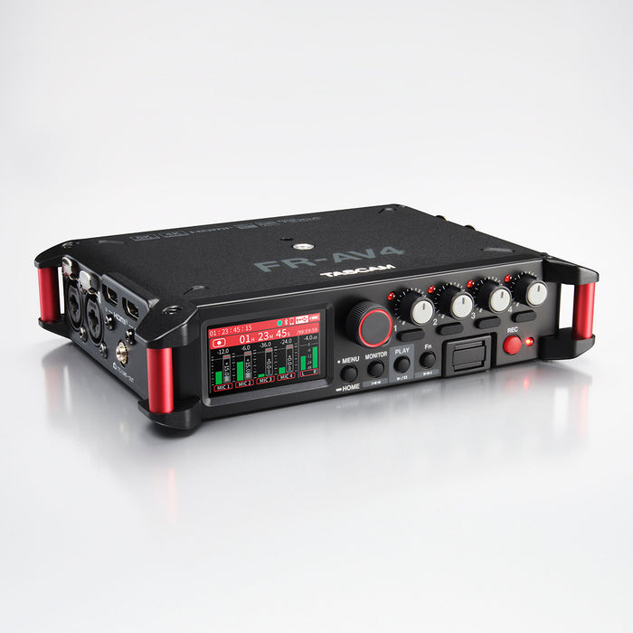 TASCAM FR-AV4 32ビットフロート録音・HDMI Sync対応4chフィールドレコーダー/ミキサー/タイムコードジェネレーター
