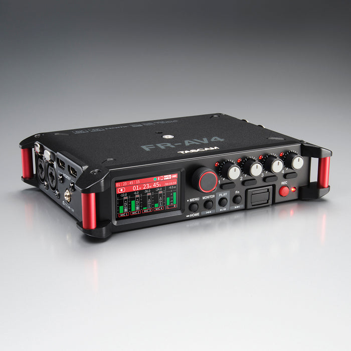 TASCAM FR-AV4 32ビットフロート録音・HDMI Sync対応4chフィールドレコーダー/ミキサー/タイムコードジェネレーター