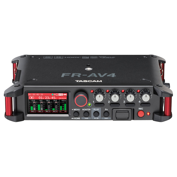 TASCAM FR-AV4 32ビットフロート録音・HDMI Sync対応4chフィールドレコーダー/ミキサー/タイムコードジェネレーター
