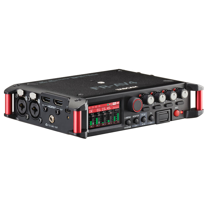 TASCAM FR-AV4 32ビットフロート録音・HDMI Sync対応4chフィールドレコーダー/ミキサー/タイムコードジェネレーター