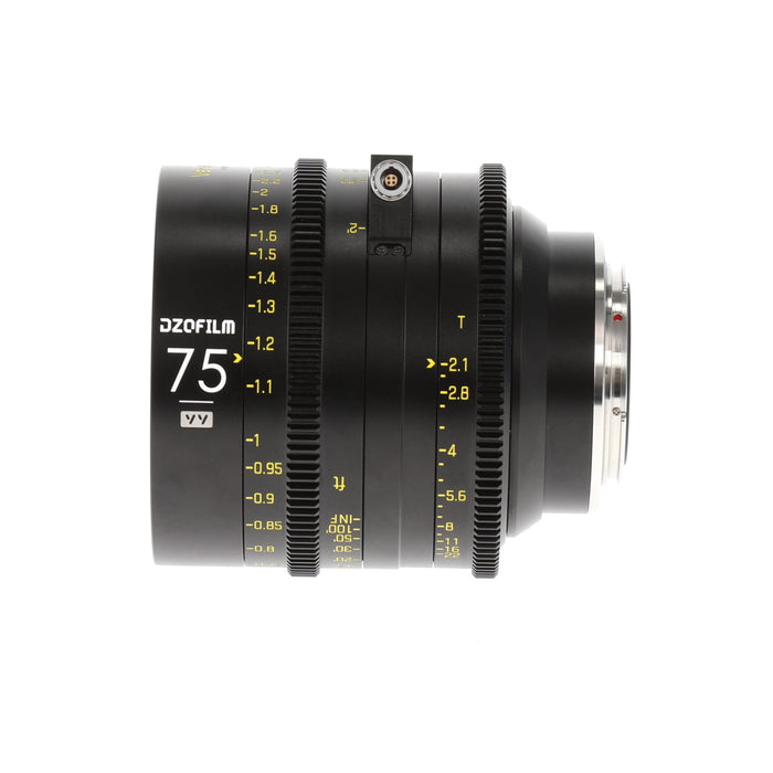 【ワケあり品】DZOFilm DZOVC07521  Vespid Cyber フルフレームプライムレンズ PL/EFマウント 75mm T2.1(DJI LiDARレンジファインダー（RS）較正データ搭載)