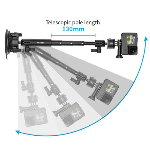 Ulanzi T086 ZJ01 磁気吸盤マウントアクションカメラとスマートフォン用