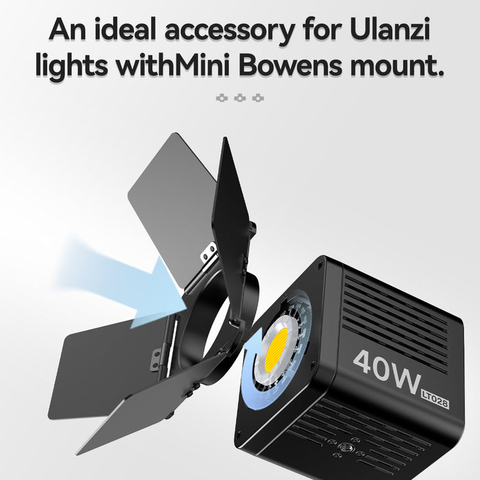 Ulanzi L059GBB1 リーフバーンドア×4 Mini ボーエンズマウント付き