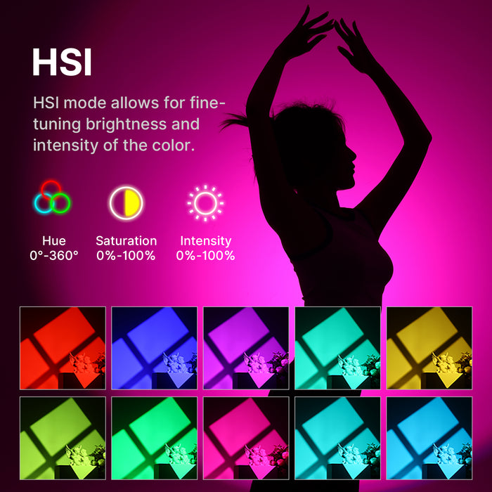 Ulanzi L065CNA1 120W バイカラー/RGB Vマウントビデオライト