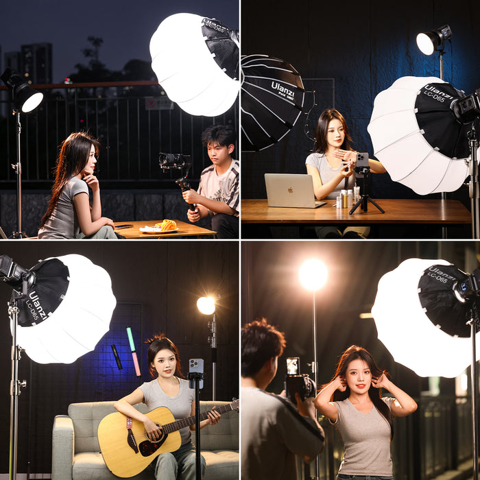 Ulanzi L065CNA1 120W バイカラー/RGB Vマウントビデオライト