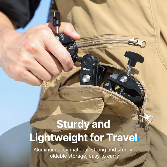 Ulanzi C046GBB1 C017 スーパークランプ デュアルボールヘッド マジックアーム