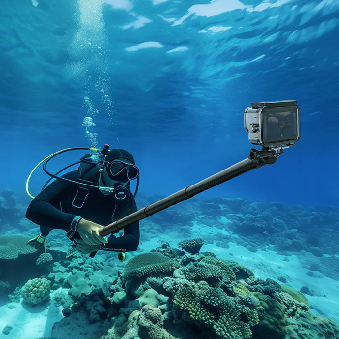 Ulanzi T096 VL02 2.7m カーボンファイバー自撮り棒