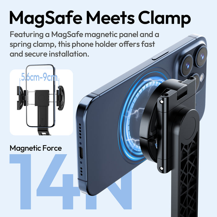 Ulanzi T139 TT88 オーバーヘッドセルフィースティック(ブラック)