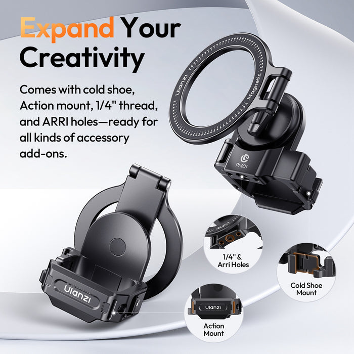 Ulanzi C065 PM01 Pocket 3 マグネット拡張スタンド